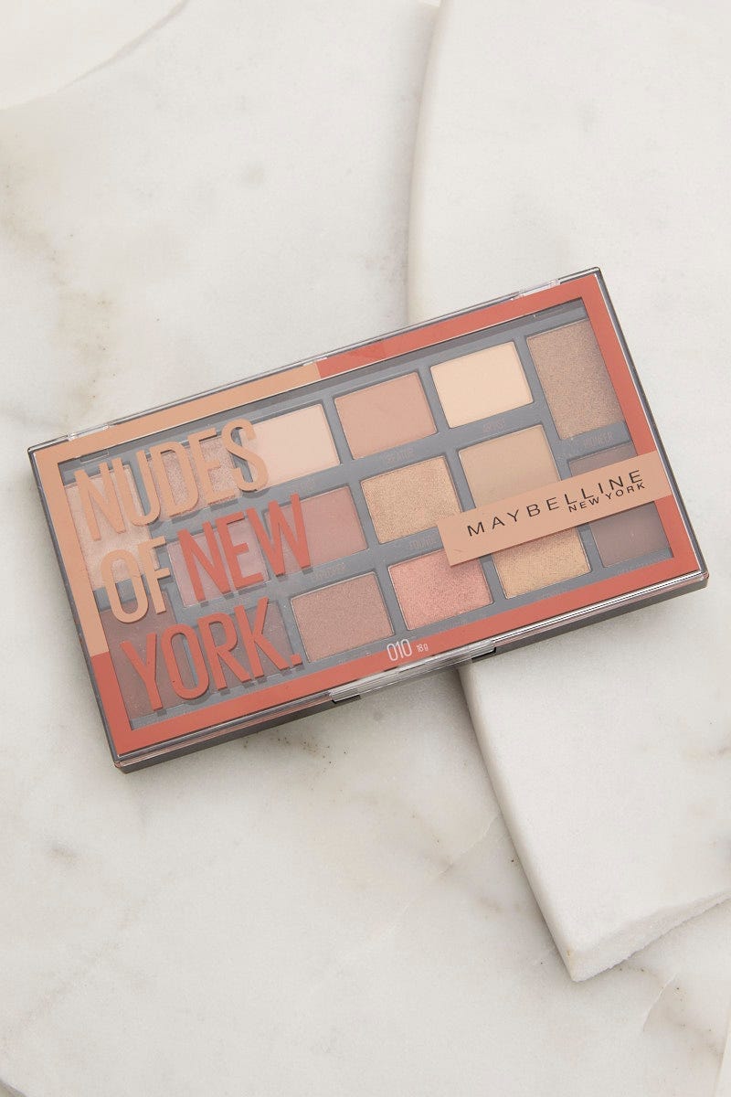 Multi Maybelline Nudes Of New York Eyeshadow Palette For Women By You And All