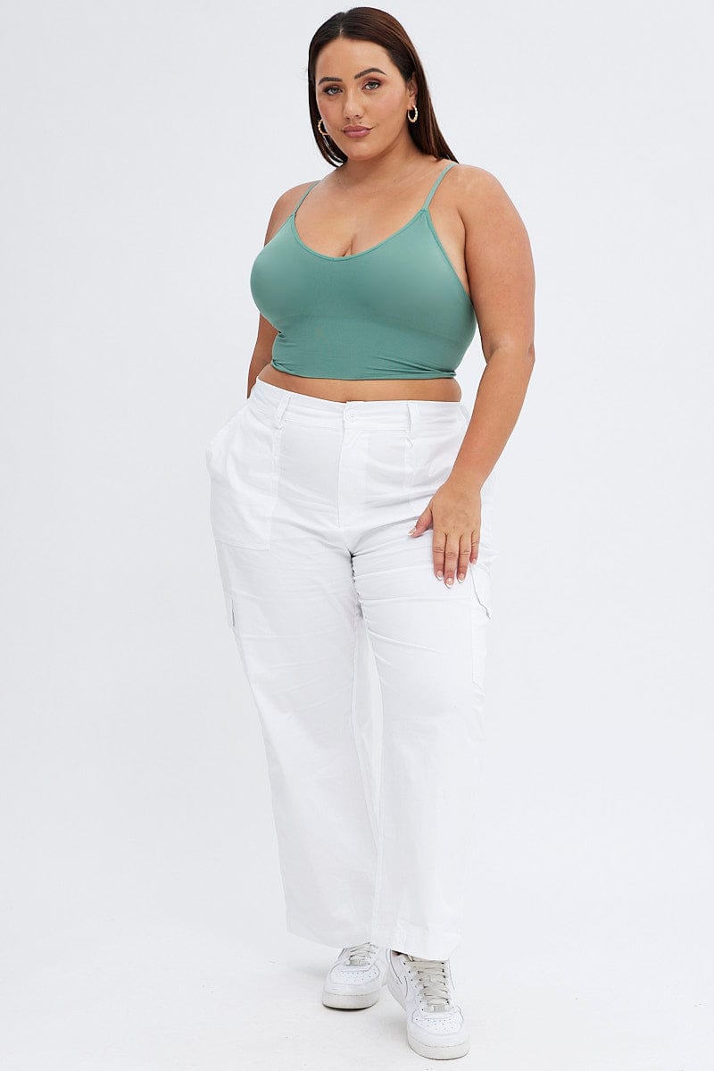 Green Seamless Bralette for YouandAll Fashion
