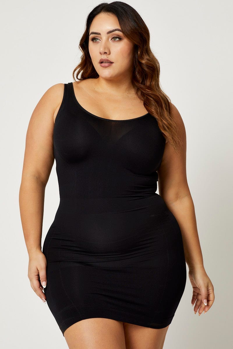 Black Shaper Slip Seamless For Women By You And All