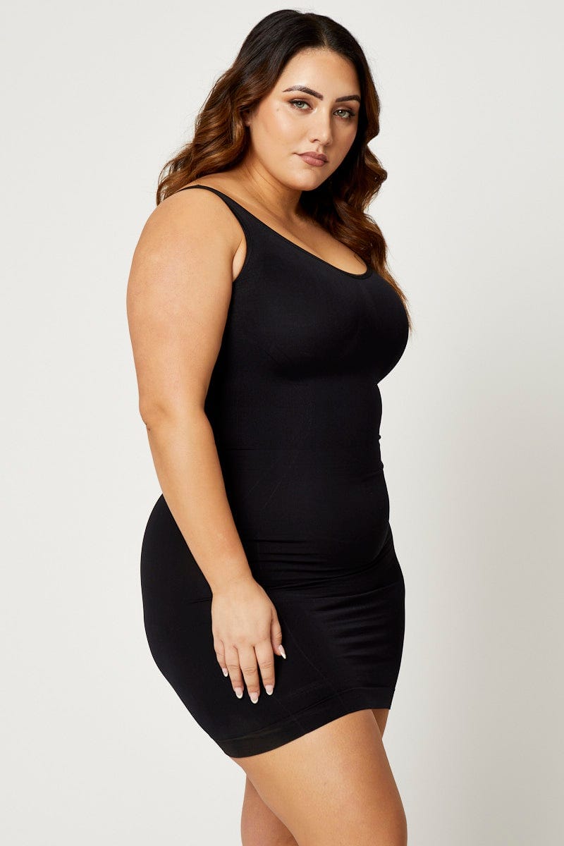 Black Shaper Slip Seamless For Women By You And All