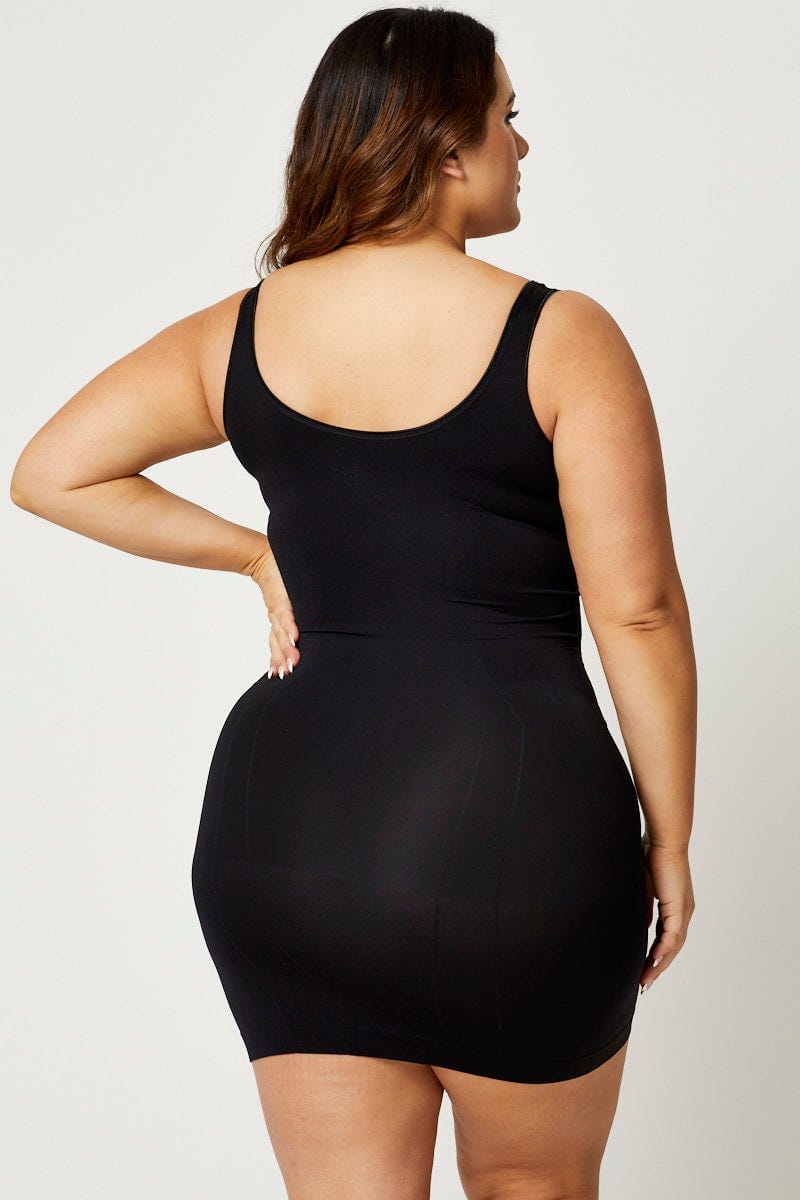 Black Shaper Slip Seamless For Women By You And All