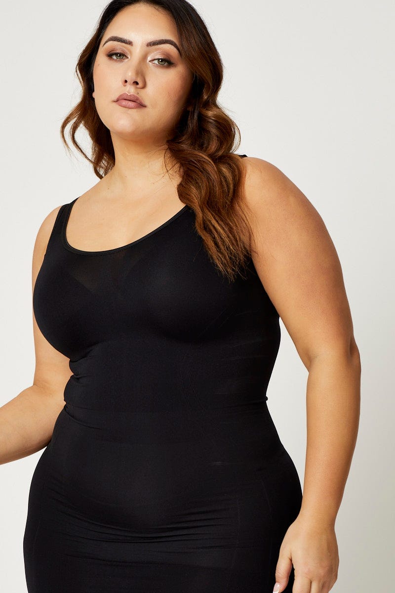 Black Shaper Slip Seamless For Women By You And All