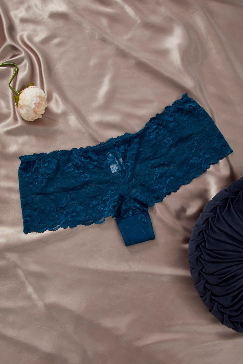 Blue Lace Brief For Women By You And All