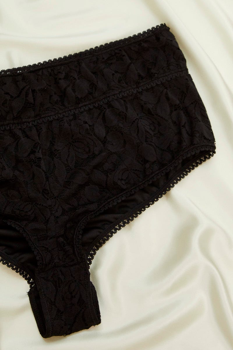 Black Lace Brief For Women By You And All