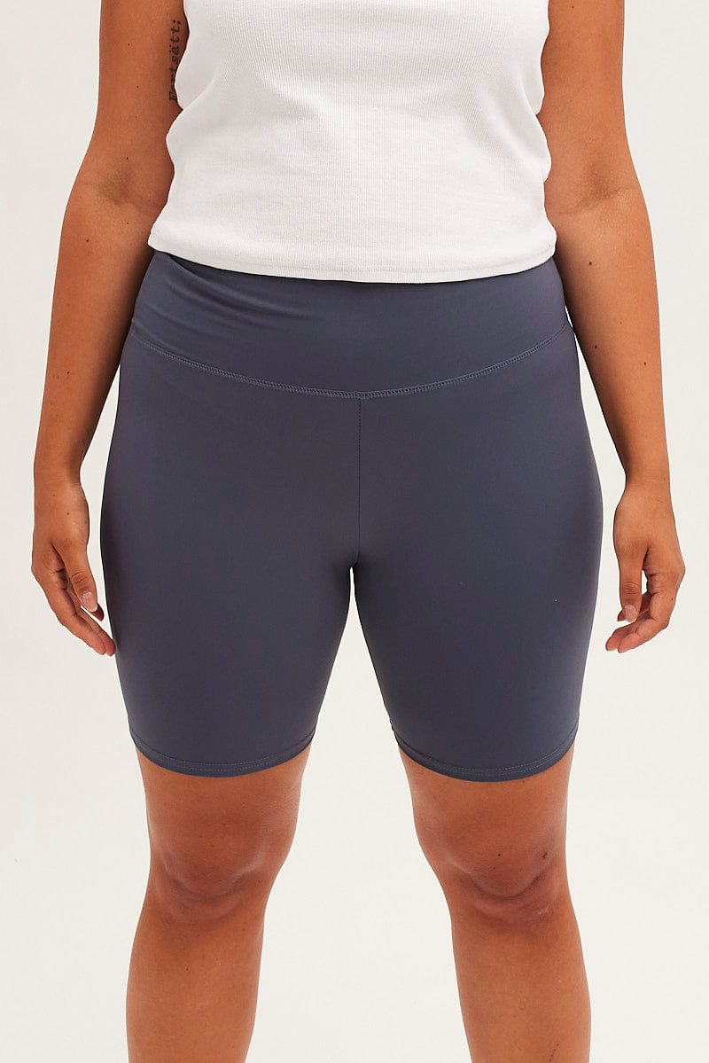 Grey Bike Shorts for YouandAll Fashion