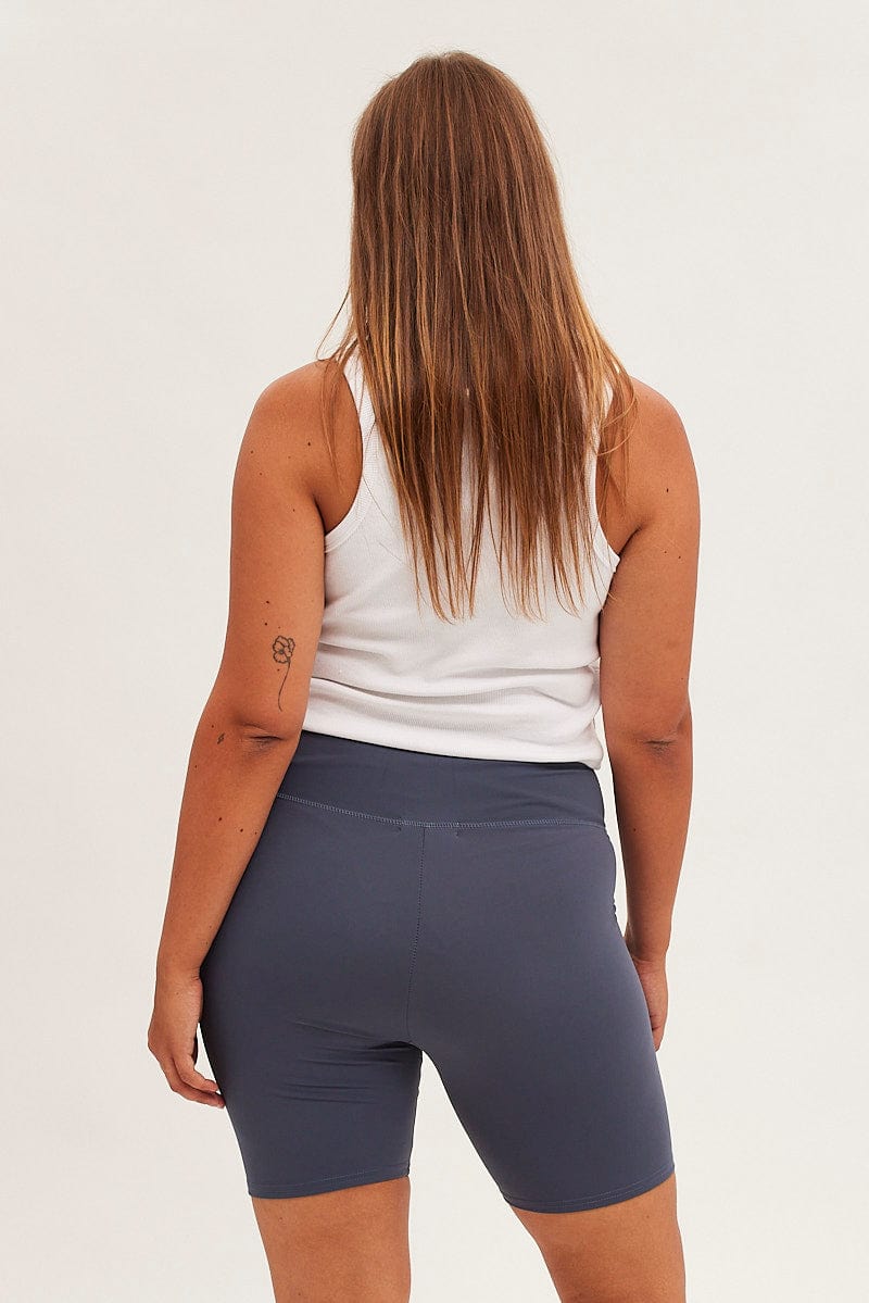 Grey Bike Shorts for YouandAll Fashion