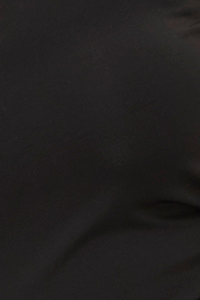 Black V-Neck Sleeveless Bodysuit for Women by You + All