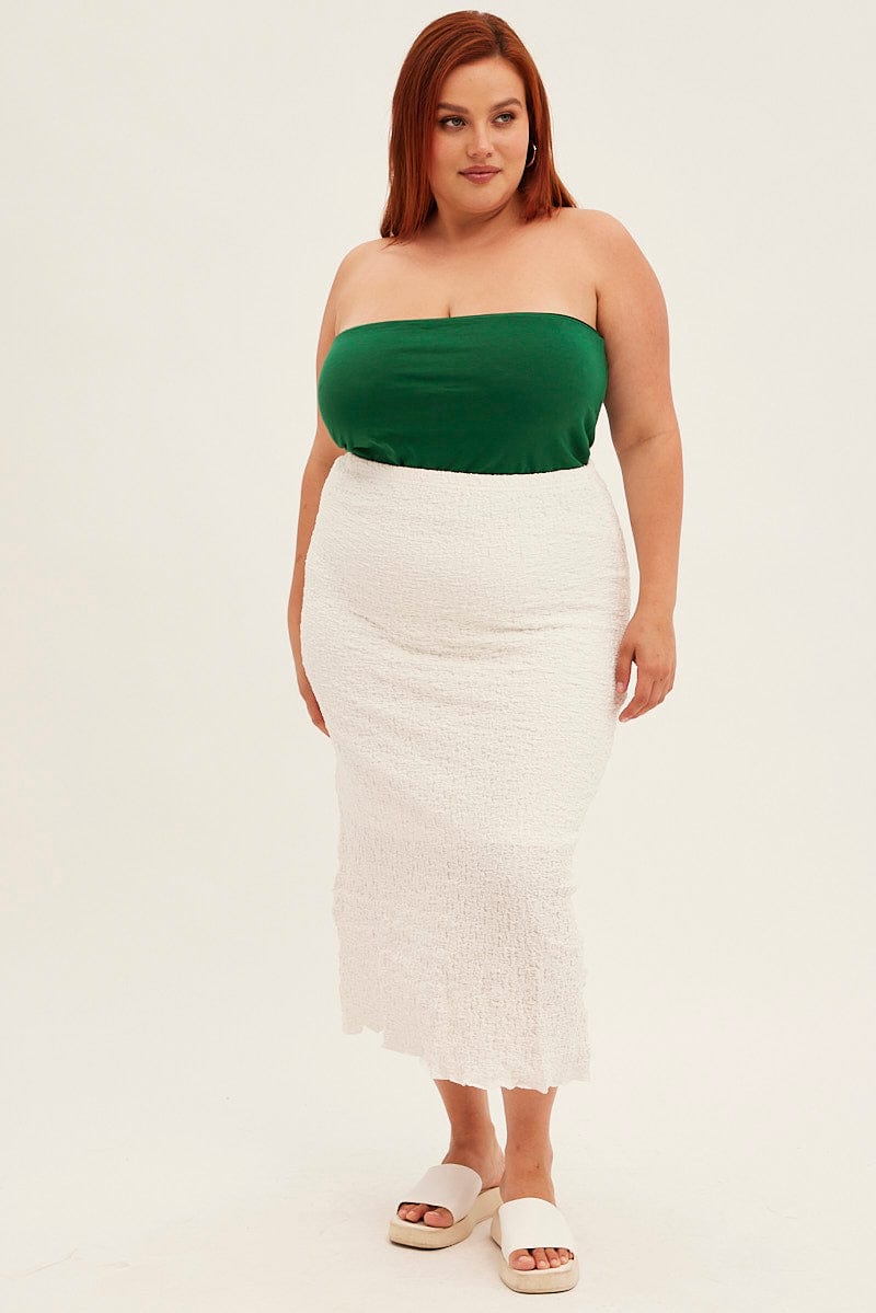 Green Bandeau Top Cotton for YouandAll Fashion