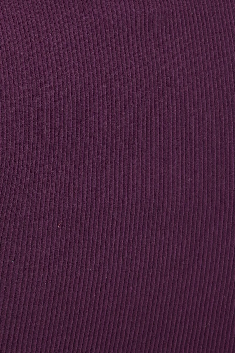 Purple Zip up Long sleeve Seamless for YouandAll Fashion