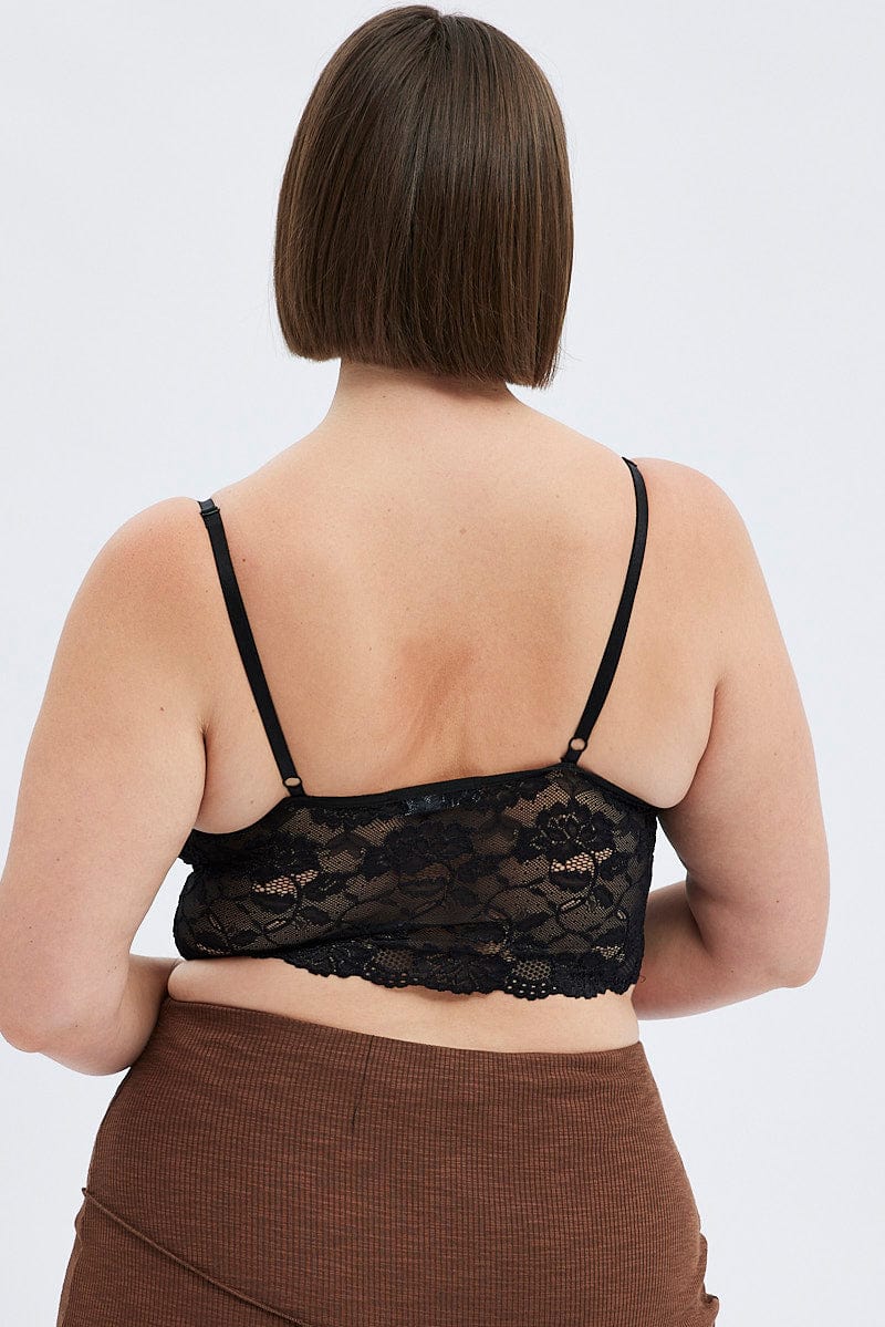 Black Lace Bralette for YouandAll Fashion
