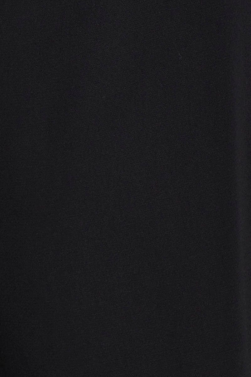 Black Plus Wide Leg Pant For Women By You And All