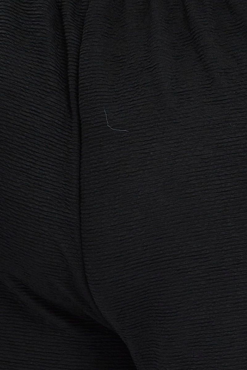 Black Wide Leg Pants High Rise for YouandAll Fashion