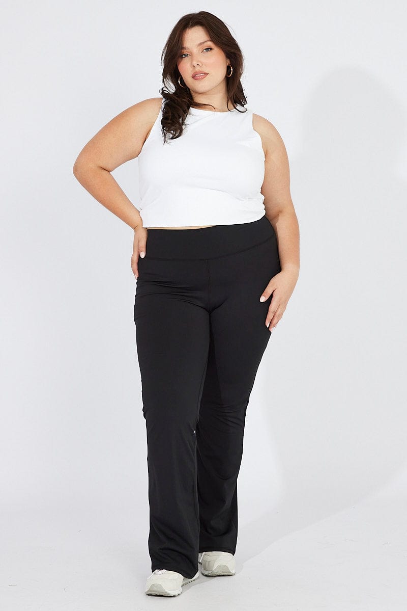 Dress Pants Plus Size Black Flare Pants Black Flare Pant With Leg Split Brushed Stretch Jersey Dress Pants Plus Size Black Flare Pants Black Flare Pant With Leg Split Brushed Stretch Jersey