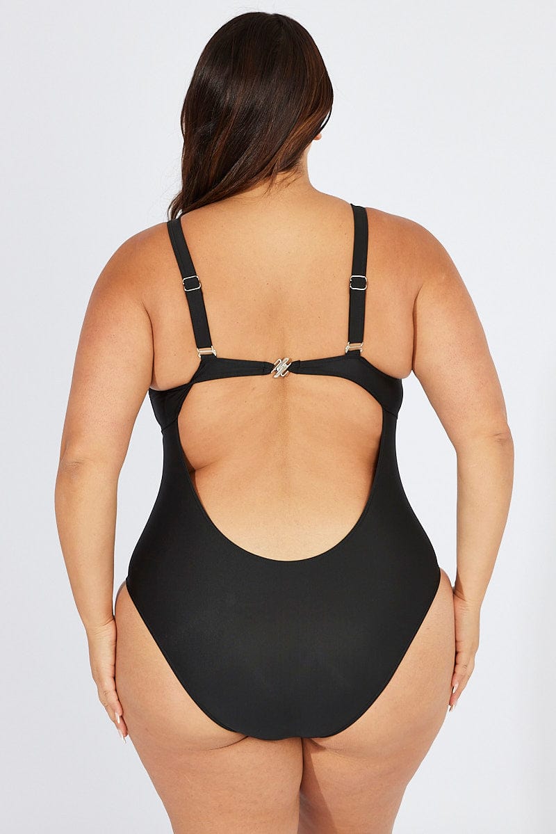 Black One Piece Swimsuit for YouandAll Fashion