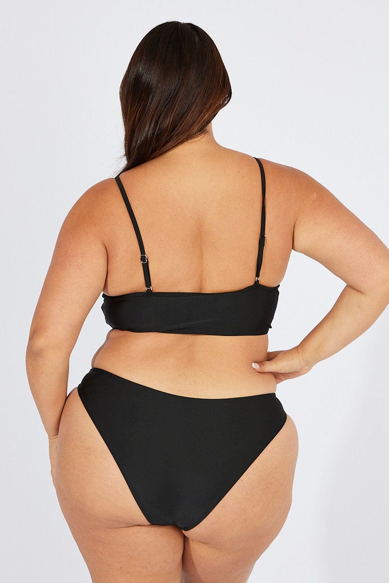 Black Cut Out One Piece Swimsuit for YouandAll Fashion
