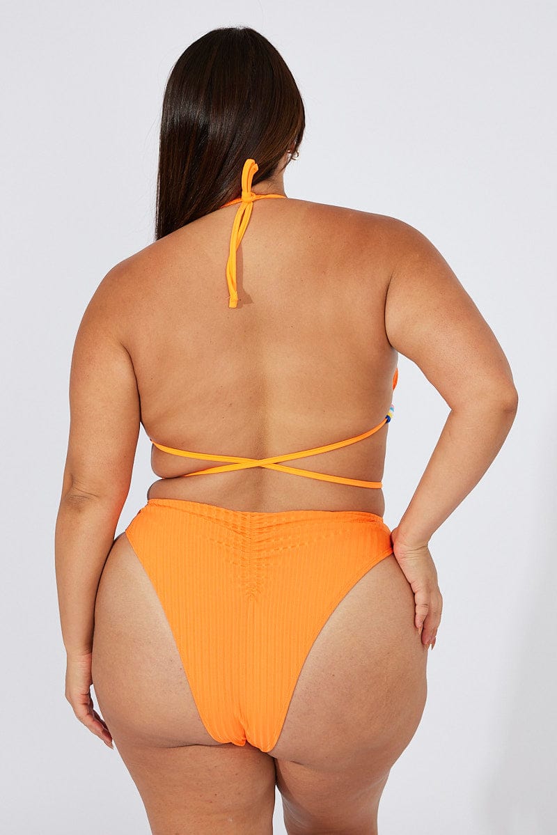 Orange Beads Detail Bikini Set for YouandAll Fashion