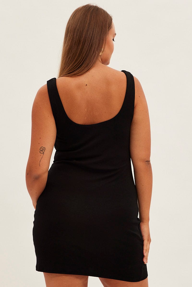Black Bodycon Sleeveless Mini Dress for YouandAll Fashion