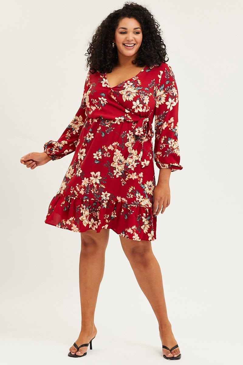 Floral Prt Floral Skater Dress For Women By You And All
