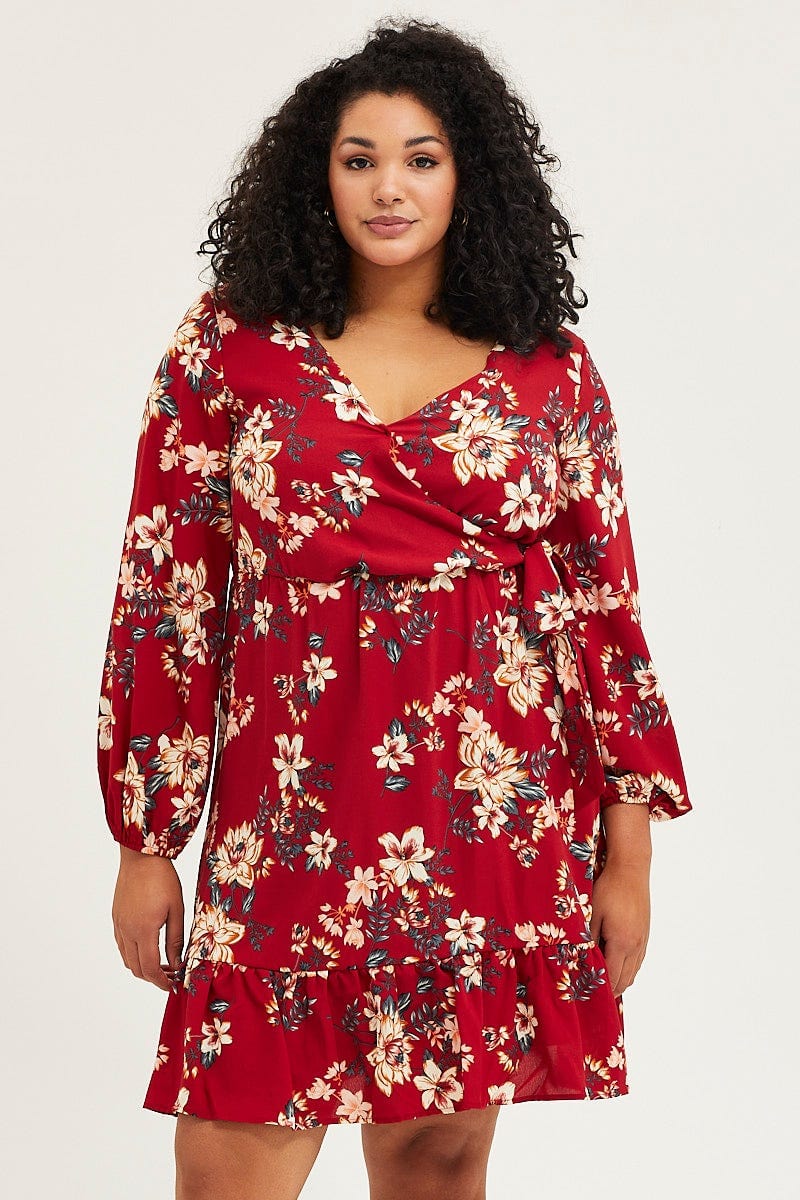 Floral Prt Floral Skater Dress For Women By You And All