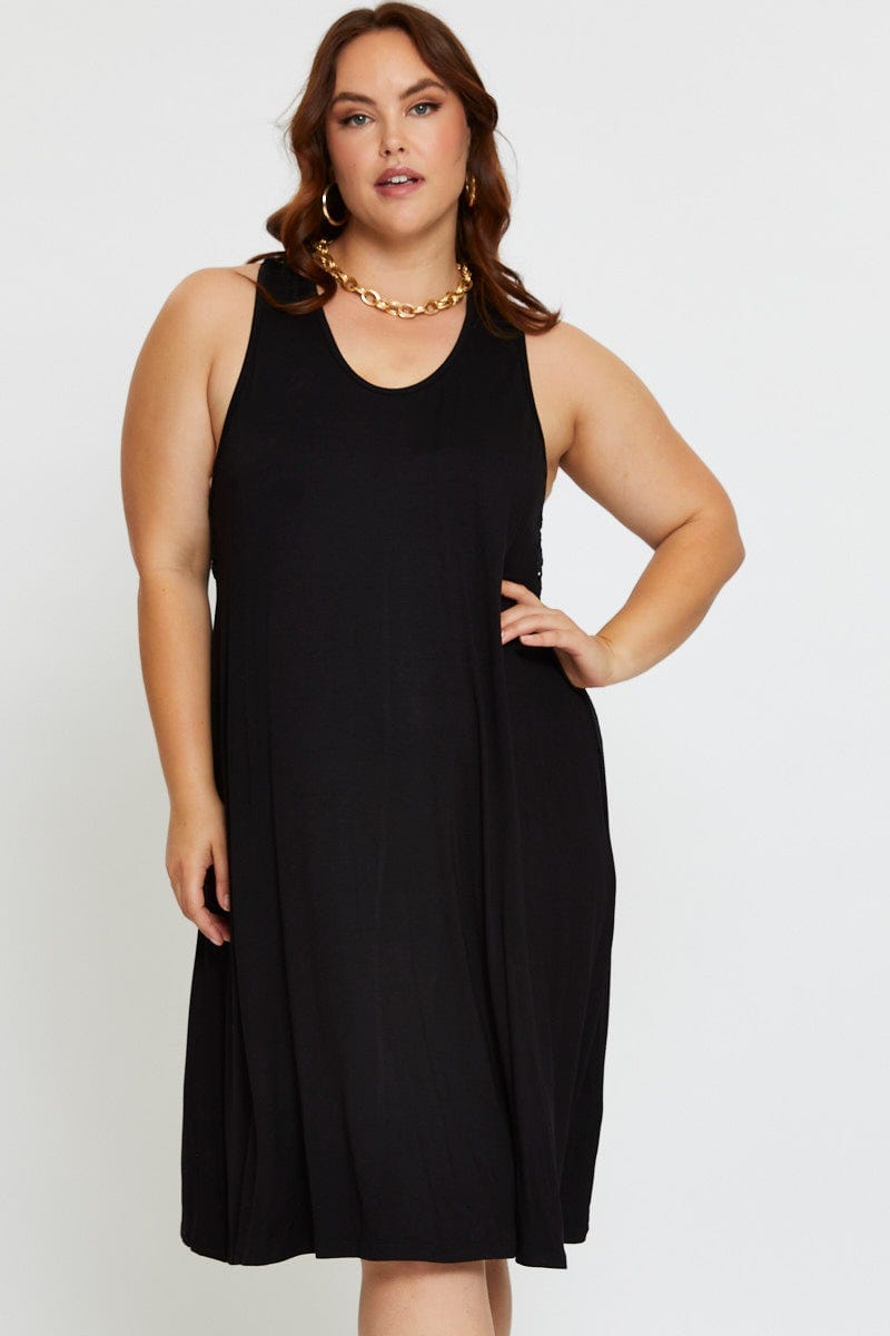 plus size black sleeveless dress YeGine Women Plus Size Sleeveless Bodycon Maxi Dresses Sexy Slim Tank Dresses Black 1XL at Amazon Women's Clothing store
