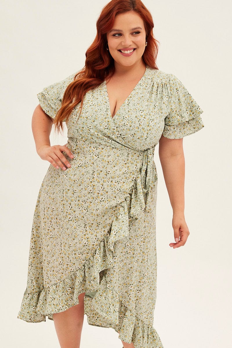 Wrap Dress Summer Dress For Curvy Girl VALENTINA Plus Size Black Surplice Wrap Dress, Curvy Women's Wrap Dress Summer Dress For Curvy Girl VALENTINA Plus Size Black Surplice Wrap Dress, Curvy Women's