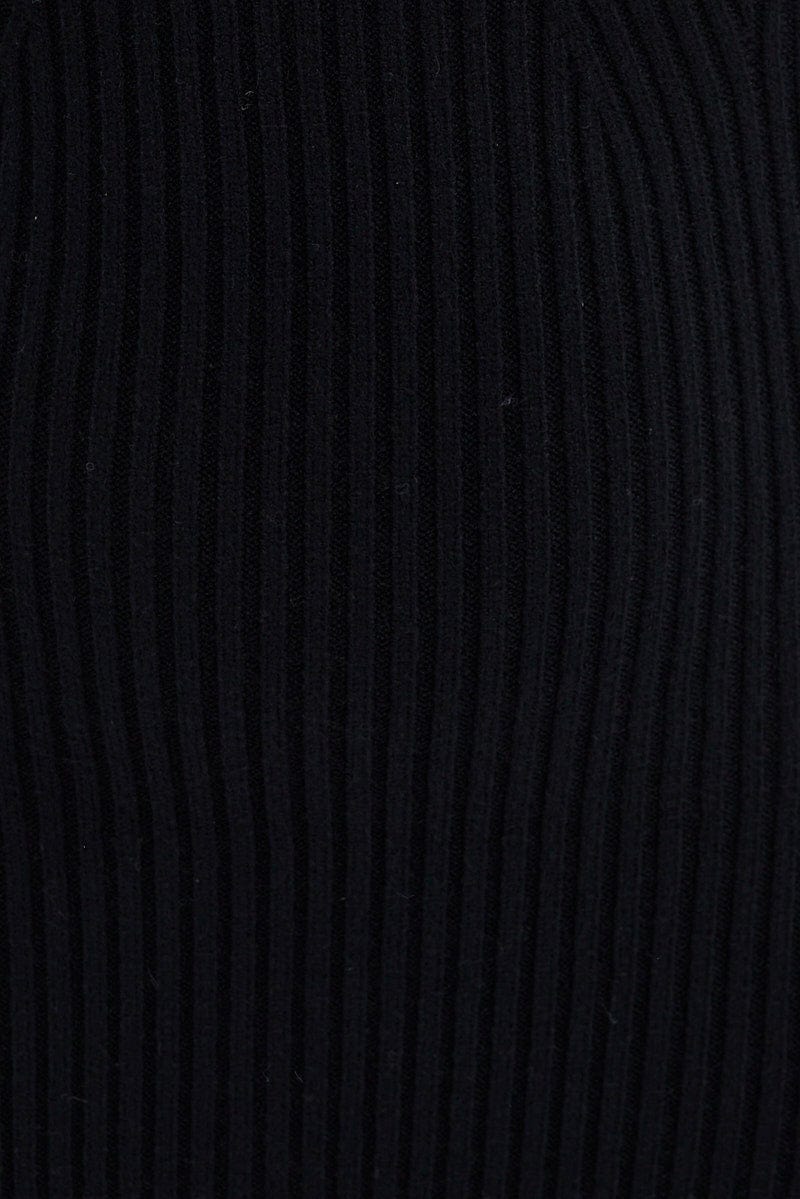 Black Knit Dress Midi Shrug for YouandAll Fashion
