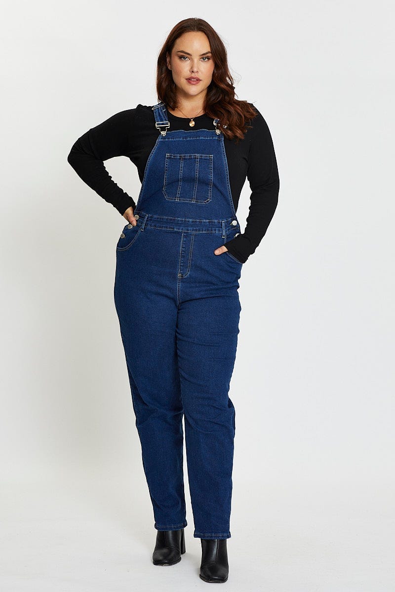 Blue Denim Overall For Women By You And All