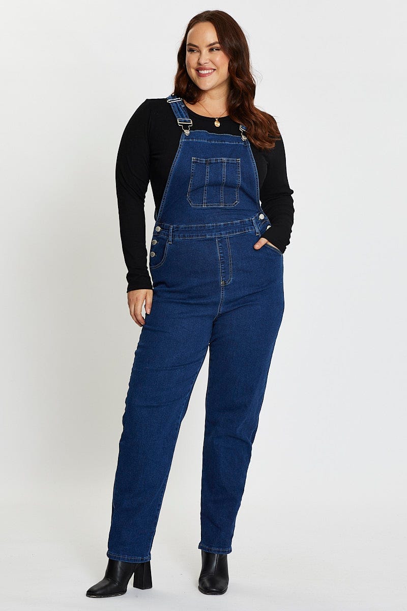 Blue Denim Overall For Women By You And All