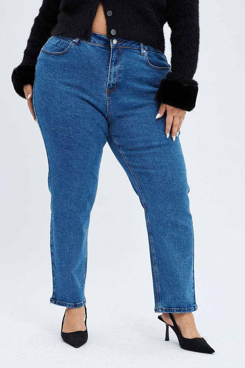 Denim Mom Denim Jeans High Rise for YouandAll Fashion