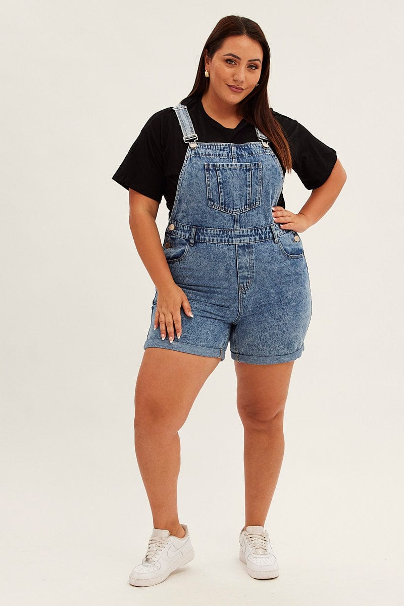 STEEL BLUE Denim Overall for YouandAll Fashion