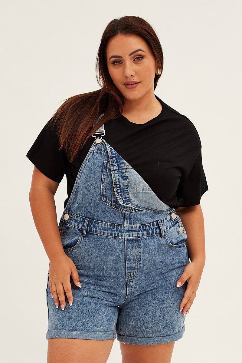 STEEL BLUE Denim Overall for YouandAll Fashion