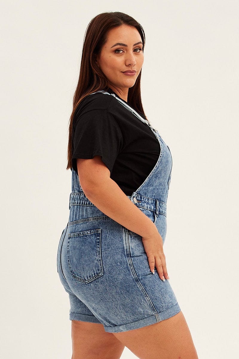 STEEL BLUE Denim Overall for YouandAll Fashion