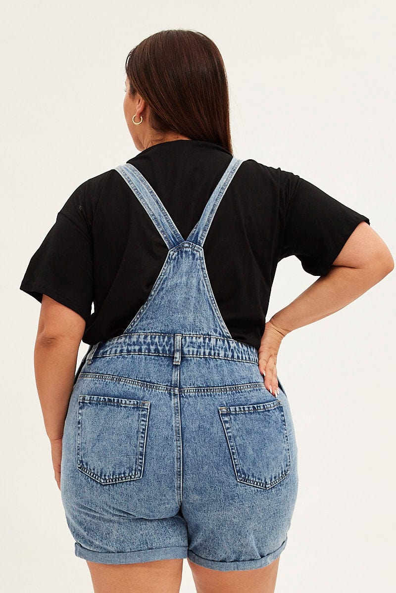 STEEL BLUE Denim Overall for YouandAll Fashion