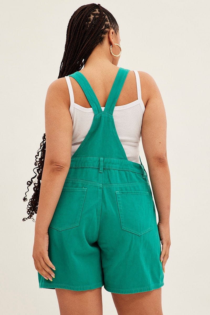 GREEN Denim Overall for YouandAll Fashion