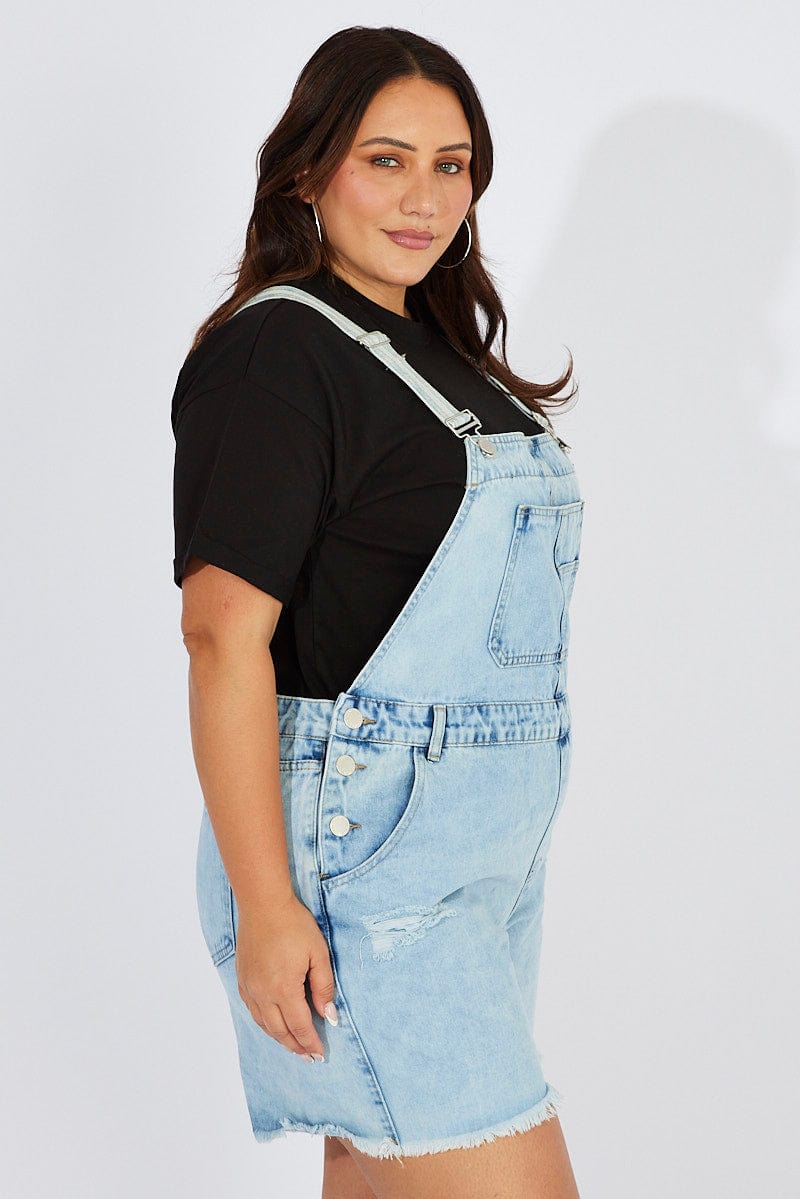 Denim Overall Distressed for YouandAll Fashion