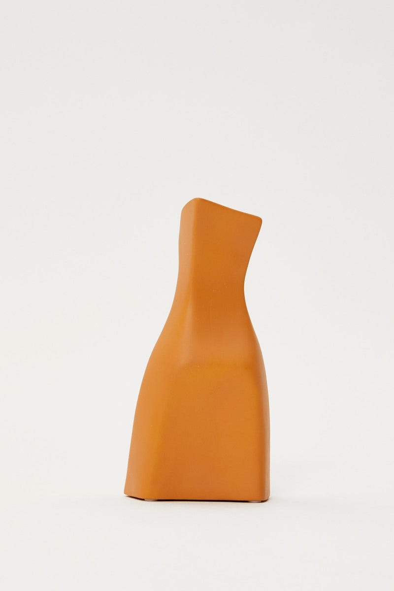 Rust Female Figure Vase 22Cm Tall For Women By You And All