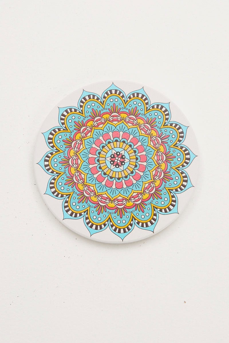 Print Plus Boho Print Mandala Coasters For Women By You And All