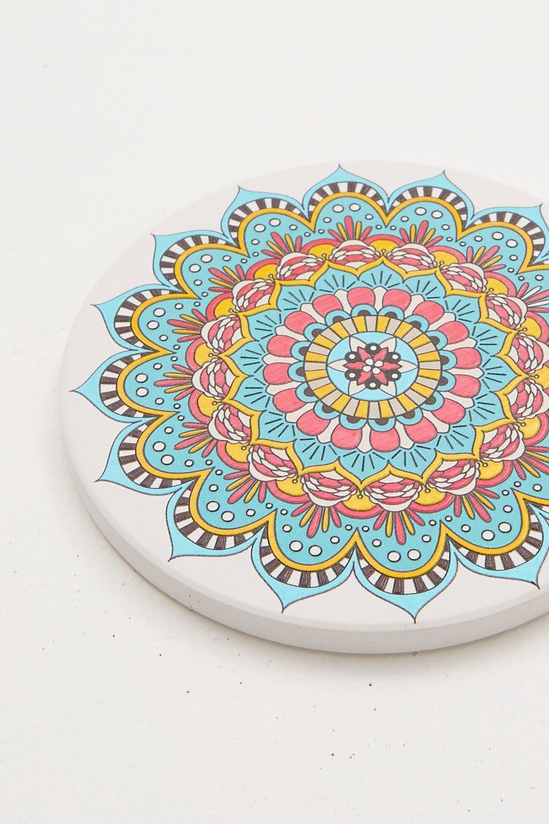 Print Plus Boho Print Mandala Coasters For Women By You And All