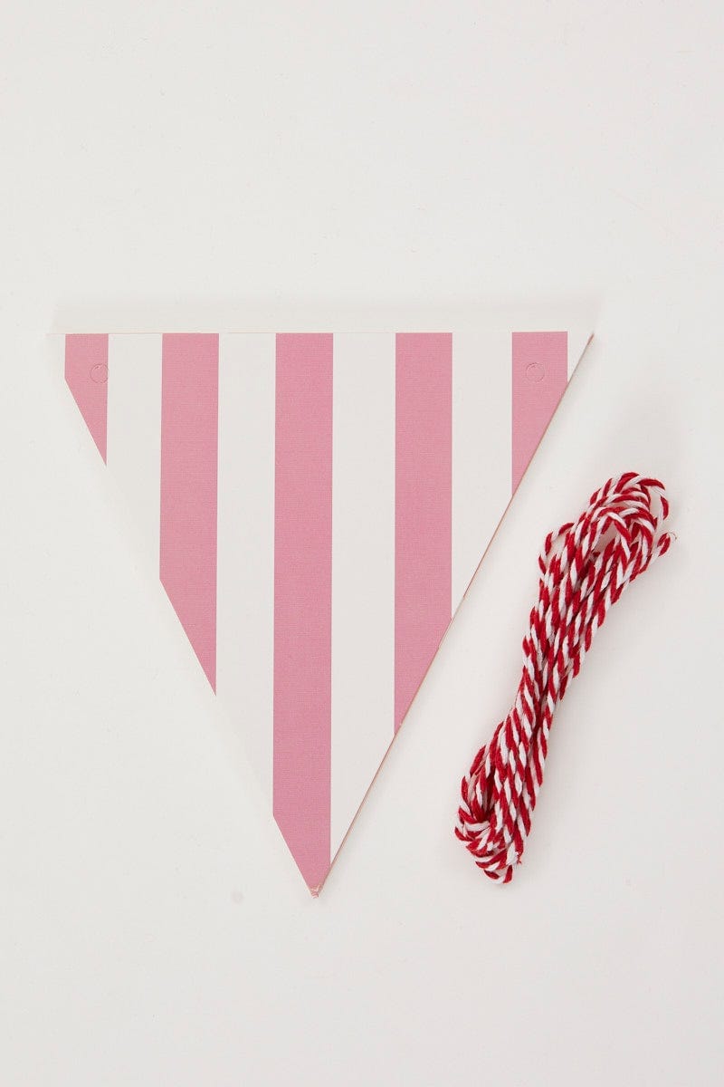 Print Plus Mixed Polka Dot And Stripe Bunting Banner For Women By You And All