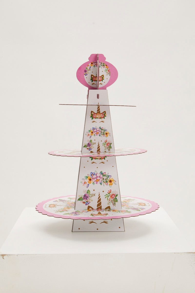 Print Plus Unicorn Cup Cake Stand For Women By You And All