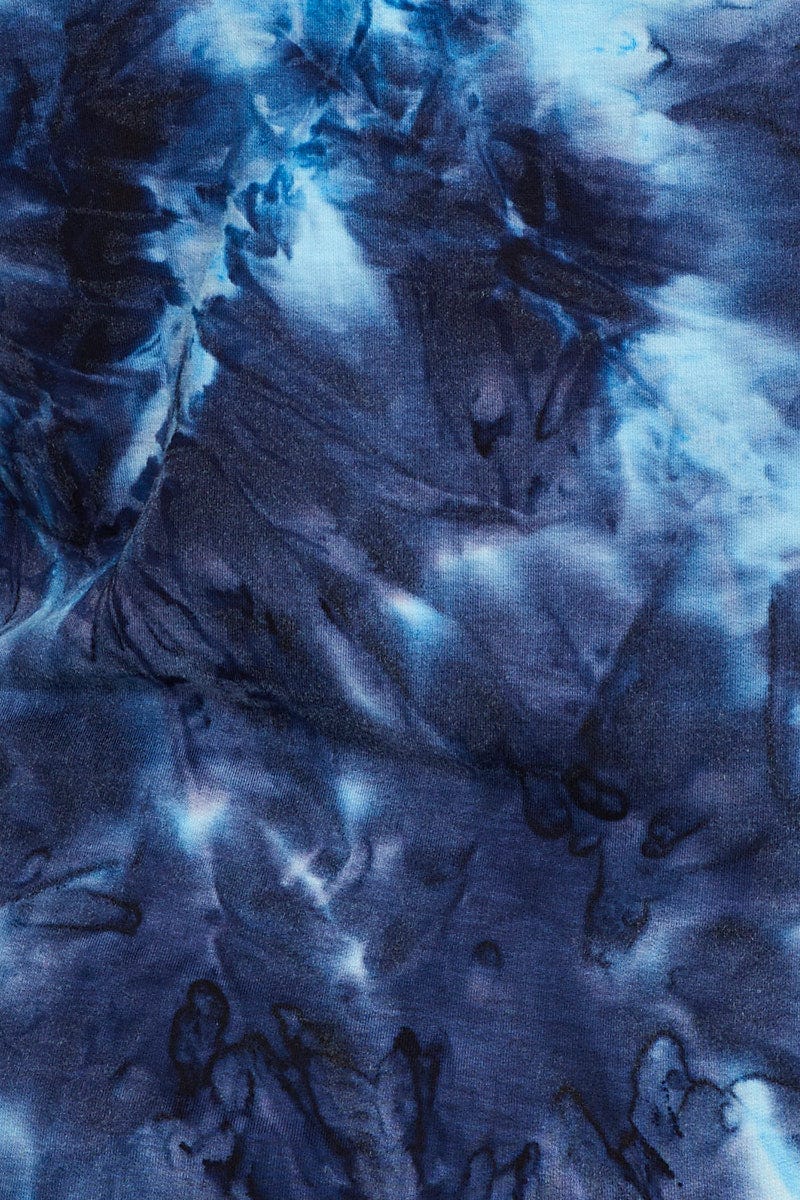 Multi Plus Cold Shoulder Tie Dye Top For Women By You And All