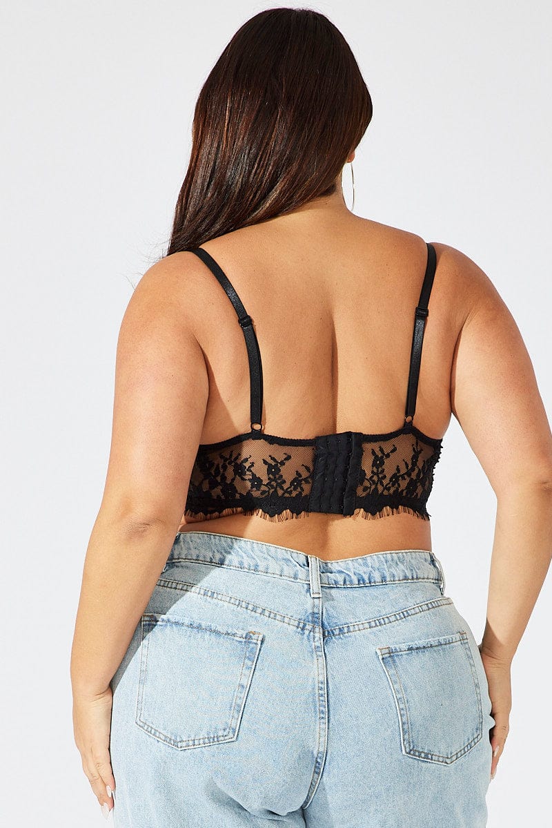 Black Bralette Lace for YouandAll Fashion