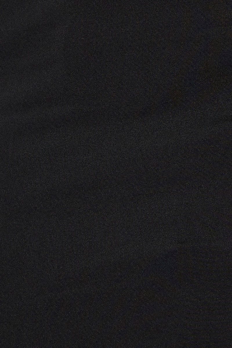 Black Singlet Top V-Neck Jersey For Women By You And All