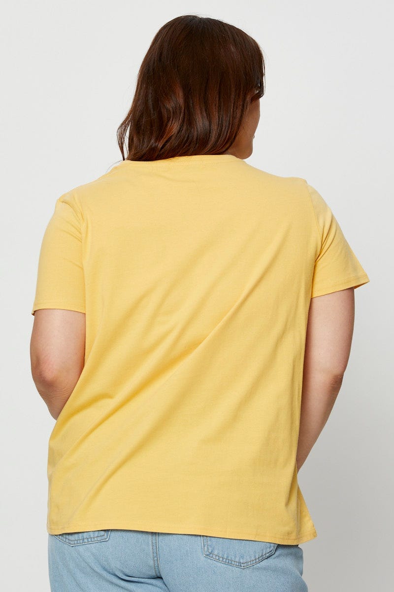 Light Must T-Shirt Short Sleeve Cotton For Women By You And All