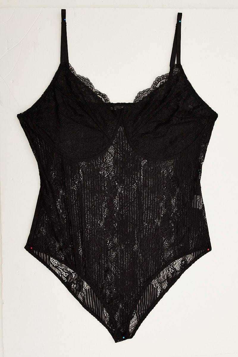 Black Bodysuit Lace for YouandAll Fashion