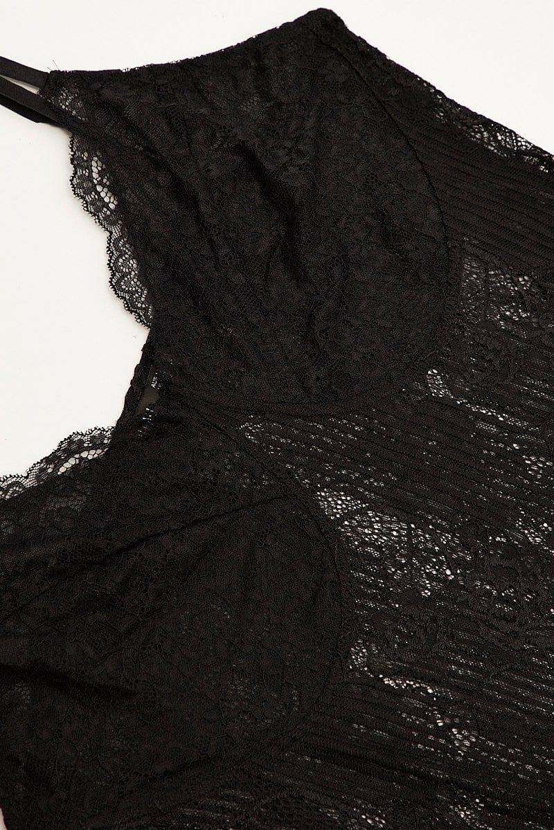 Black Bodysuit Lace for YouandAll Fashion