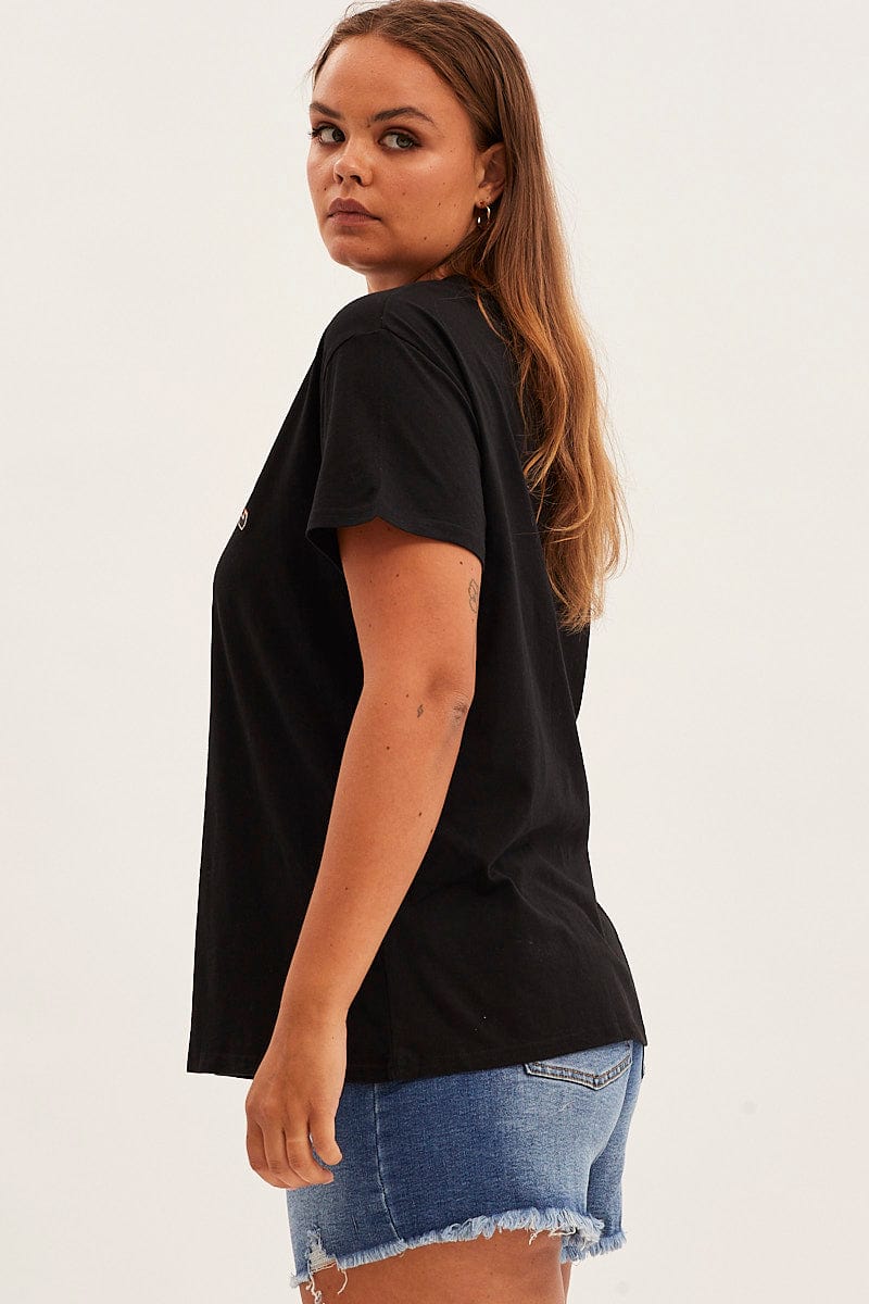 Black Short Sleeve La Bike T Shirt for YouandAll Fashion