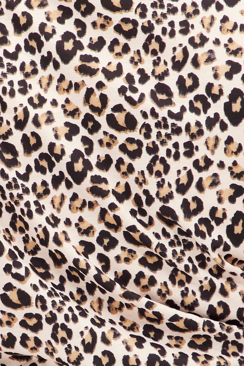 Multi Animal Print Sleeveless Top Crop Leopard Jersey for YouandAll Fashion