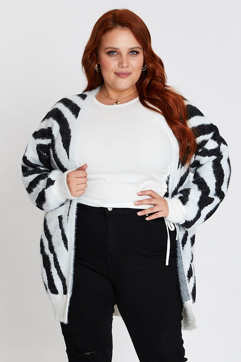 Plus size hotsell animal print sweater