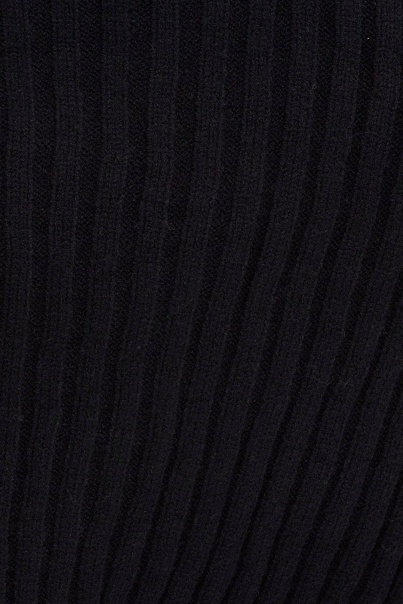 Black Knit Shrug Long Sleeve Bolero for YouandAll Fashion